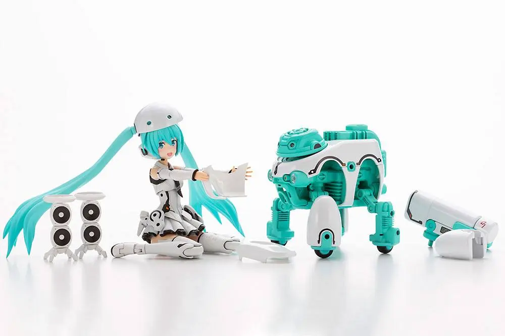Hatsune Miku Frame Arms Girl Plastic Model Kit Music Girl Hatsune Miku (Maruttoys Ver.) & Tamotu (Miku Ver.) 15 cm Produktfoto