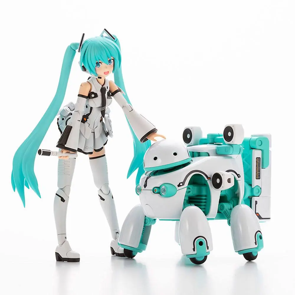 Hatsune Miku Frame Arms Girl Plastic Model Kit Music Girl Hatsune Miku (Maruttoys Ver.) & Tamotu (Miku Ver.) 15 cm Produktfoto