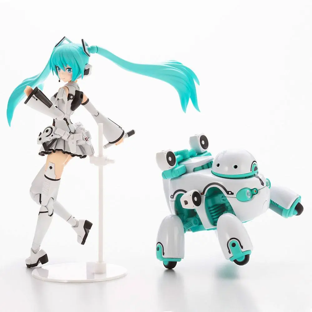 Hatsune Miku Frame Arms Girl Plastic Model Kit Music Girl Hatsune Miku (Maruttoys Ver.) & Tamotu (Miku Ver.) 15 cm Produktfoto