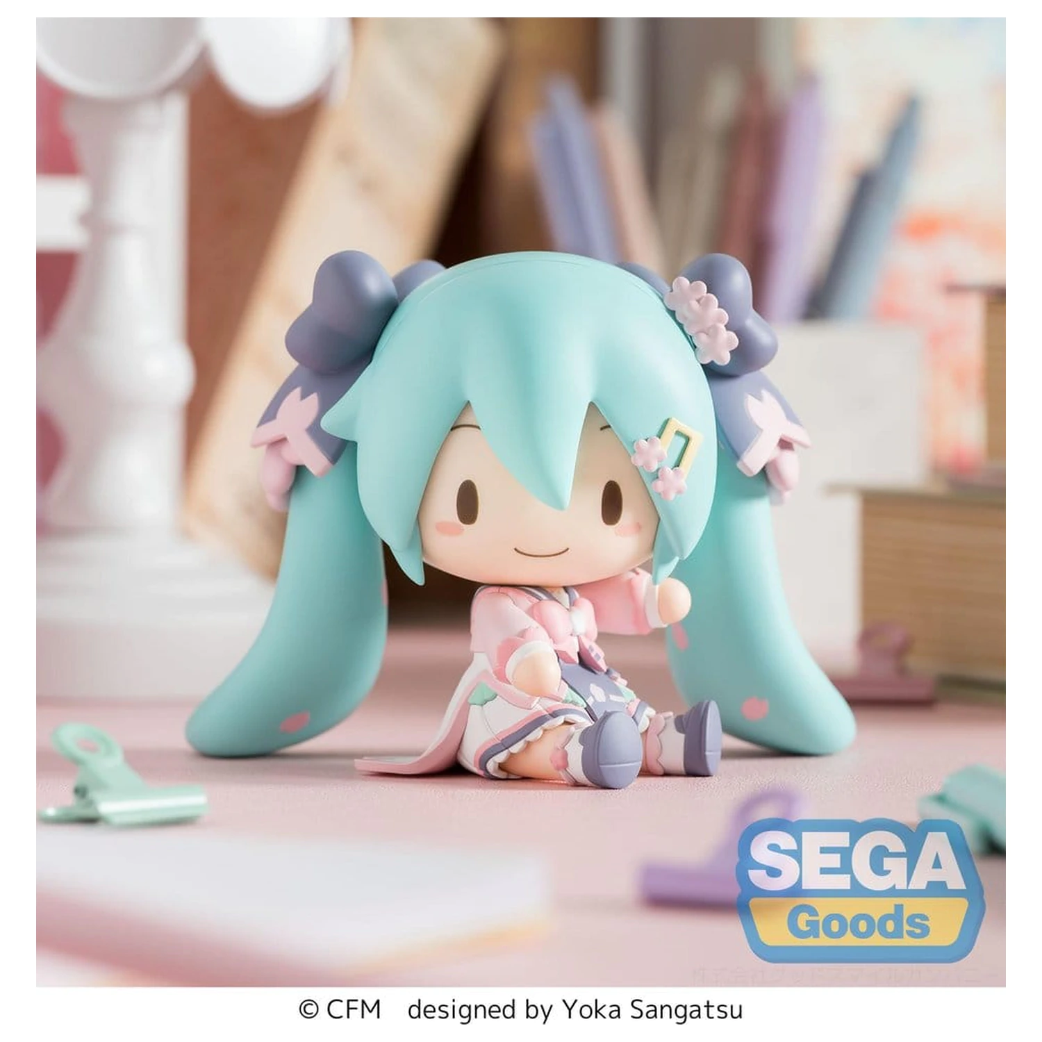 Hatsune Miku fuwa petit Chibi Figur "New Semester" 8 cm Produktfoto