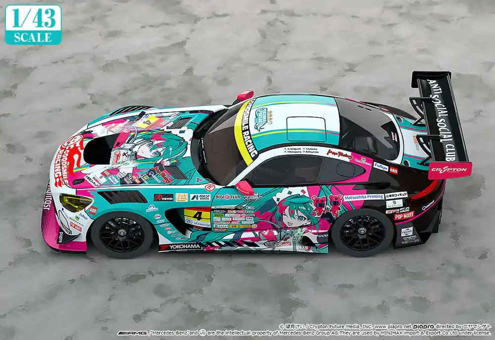 Hatsune Miku GT Project Fahrzeug 1/43 Hatsune Miku AMG 2025 Season Opening Ver. 11 cm Produktfoto