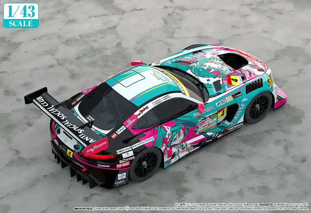 Hatsune Miku GT Project Fahrzeug 1/43 Hatsune Miku AMG 2025 Season Opening Ver. 11 cm Produktfoto