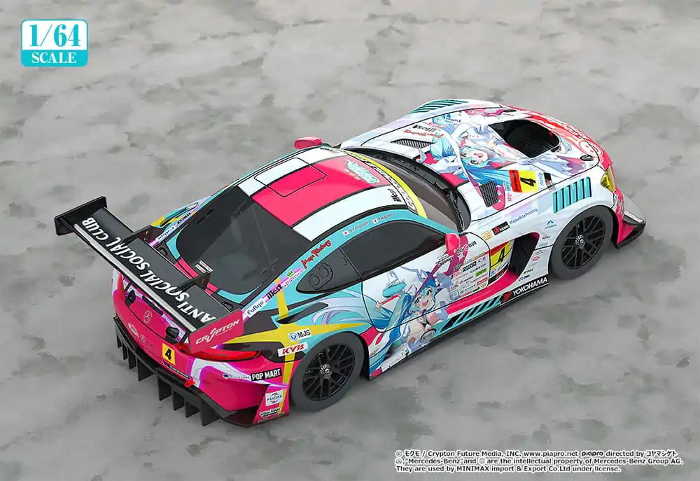 Hatsune Miku GT Project Fahrzeug 1/64 Hatsune Miku AMG 2024 Season Opening Ver. 7 cm Produktfoto