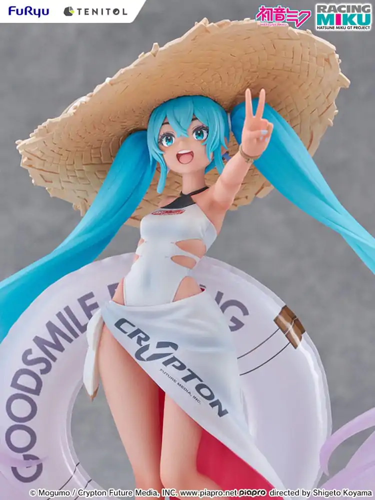 Hatsune Miku GT Project Tenitol PVC Statue Racing Miku 2024: Tropical Ver. 21 cm Produktfoto