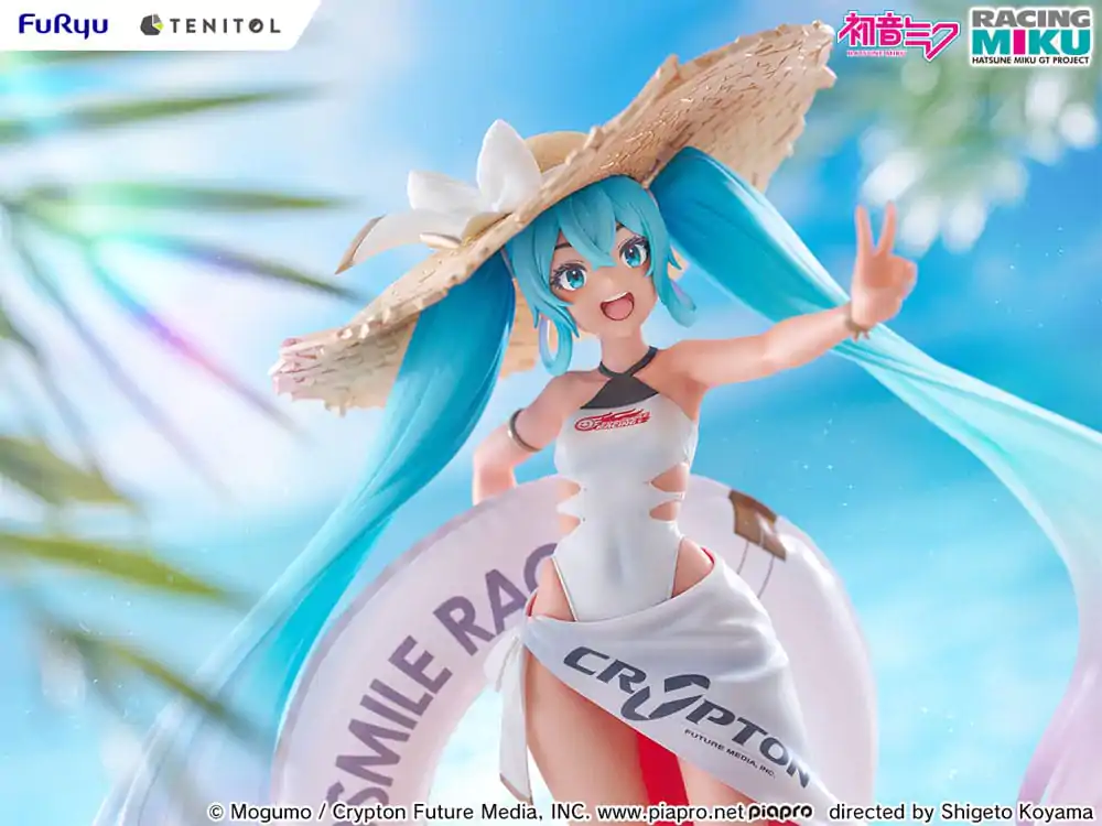 Hatsune Miku GT Project Tenitol PVC Statue Racing Miku 2024: Tropical Ver. 21 cm Produktfoto