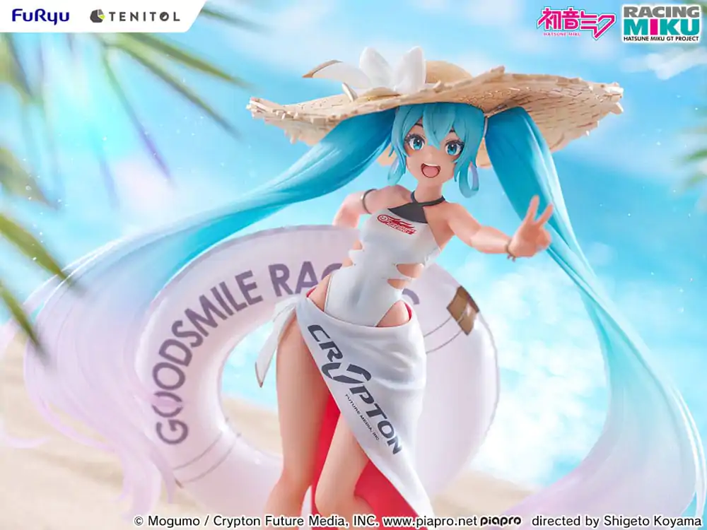 Hatsune Miku GT Project Tenitol PVC Statue Racing Miku 2024: Tropical Ver. 21 cm Produktfoto