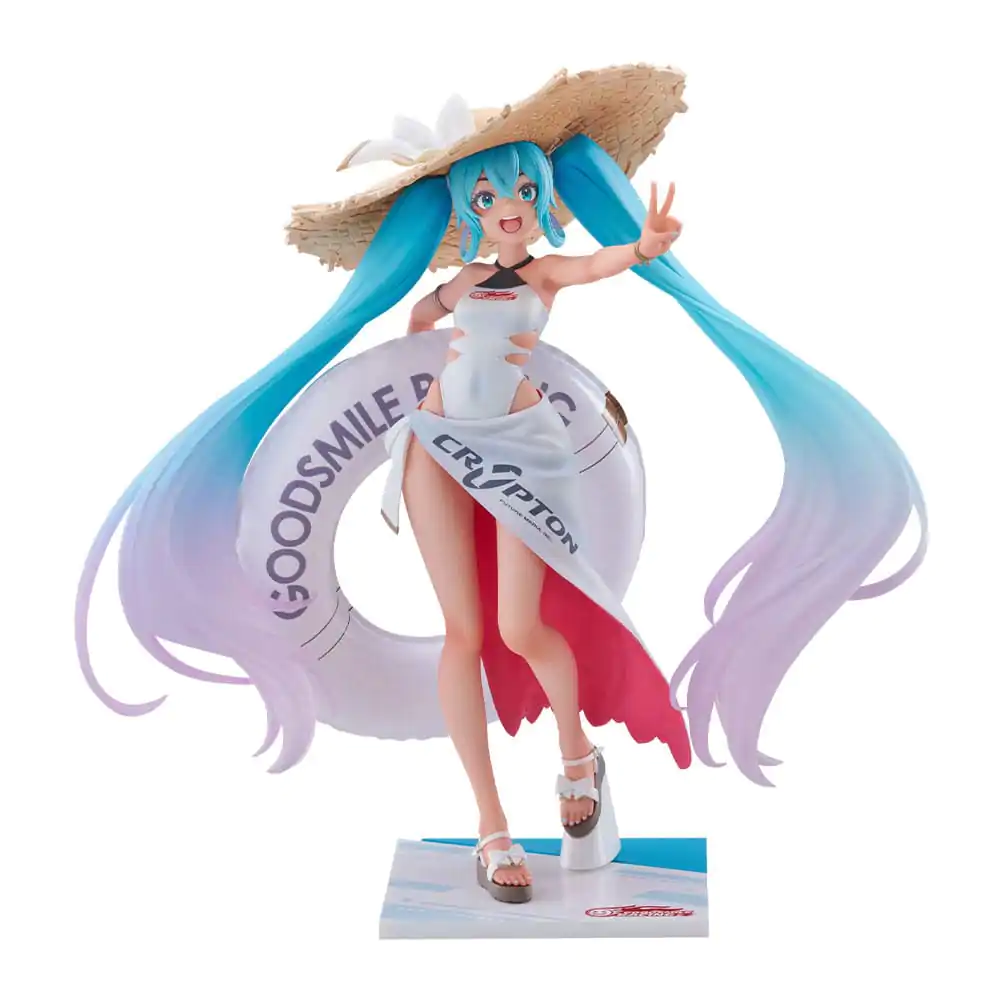 Hatsune Miku GT Project Tenitol PVC Statue Racing Miku 2024: Tropical Ver. 21 cm Produktfoto