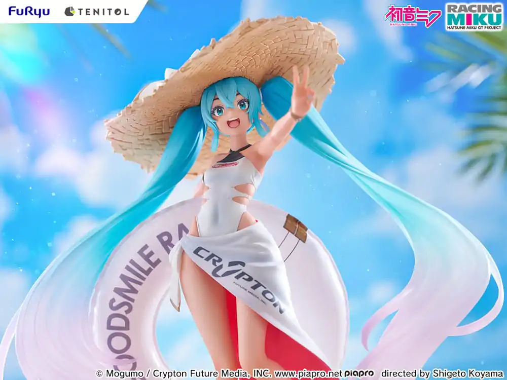 Hatsune Miku GT Project Tenitol PVC Statue Racing Miku 2024: Tropical Ver. 21 cm Produktfoto