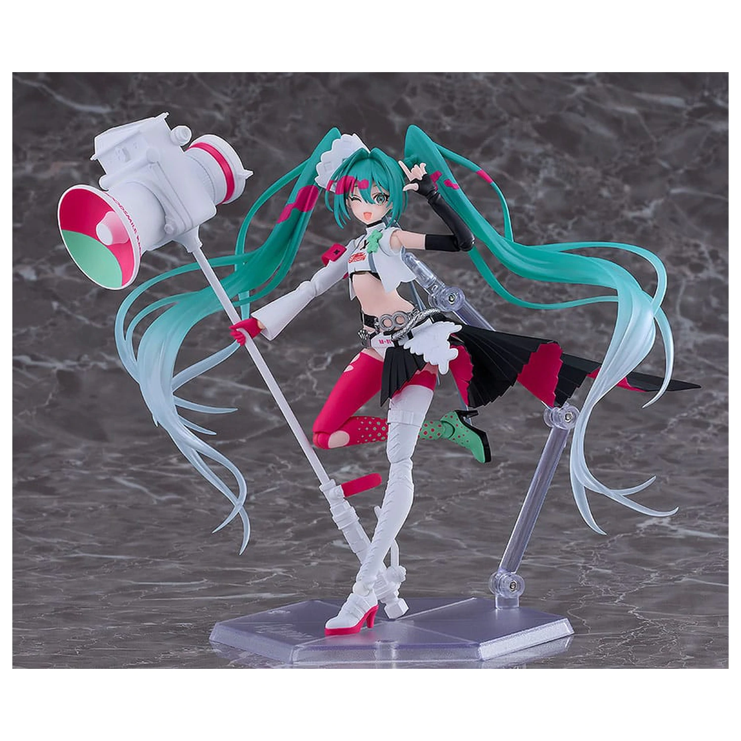 Hatsune Miku GT Project Figma Actionfigur Racing Miku 2025 Ver. 16 cm Produktfoto