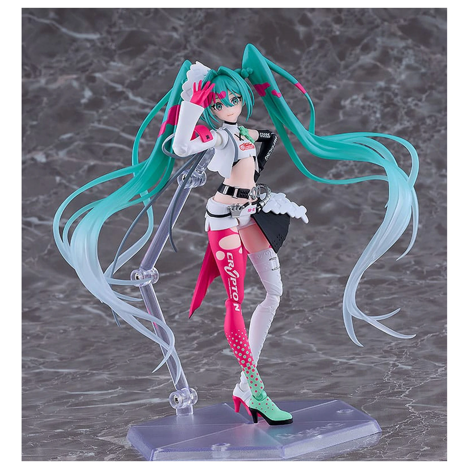 Hatsune Miku GT Project Figma Actionfigur Racing Miku 2025 Ver. 16 cm Produktfoto