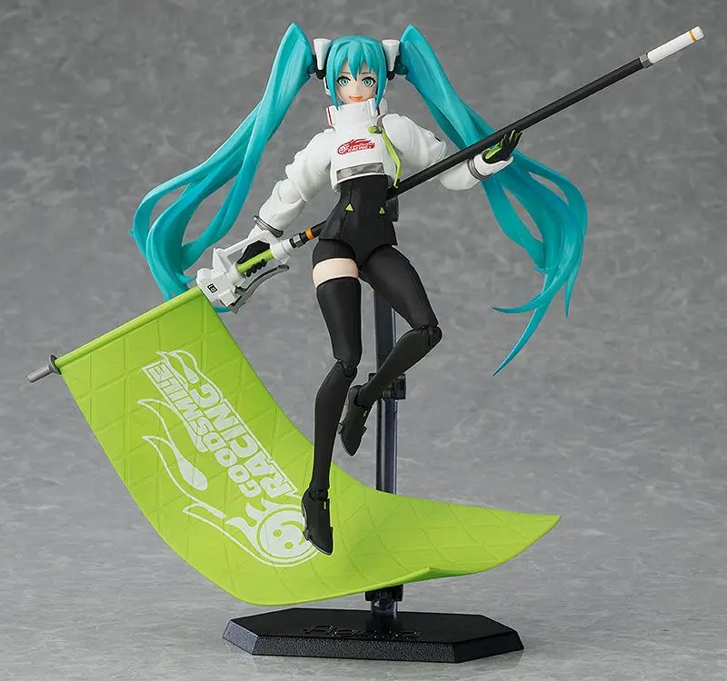 Hatsune Miku GT Project Figma Actionfigur Racing Miku 2022 Ver. 13 cm Produktfoto