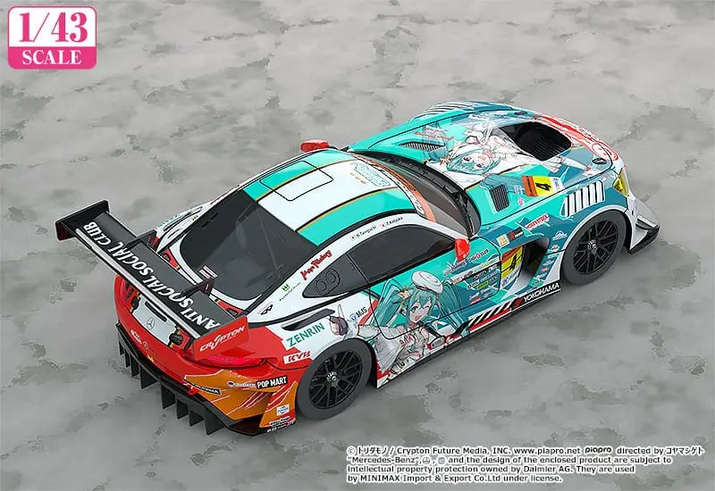 Hatsune Miku GT Project Fahrzeug 1/43 Hatsune Miku AMG 2023 Season Opening Ver. 11 cm Produktfoto