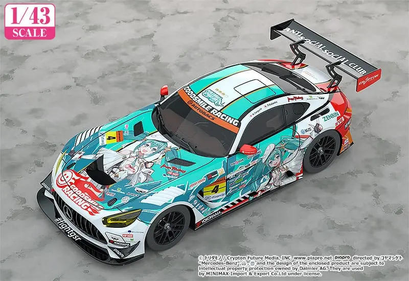Hatsune Miku GT Project Fahrzeug 1/43 Hatsune Miku AMG 2023 Season Opening Ver. 11 cm Produktfoto