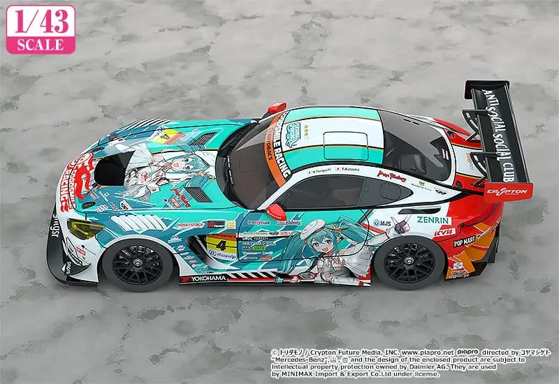 Hatsune Miku GT Project Fahrzeug 1/43 Hatsune Miku AMG 2023 Season Opening Ver. 11 cm Produktfoto
