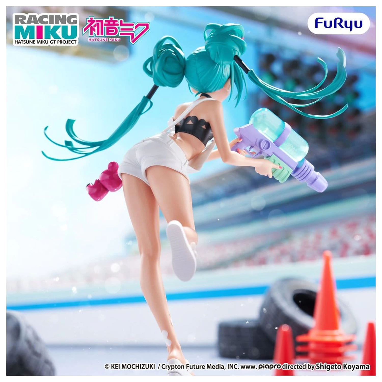 Hatsune Miku GT Project Muchute PVC Figur Racing Miku 2025 Sepang Ver. 20 cm Produktfoto