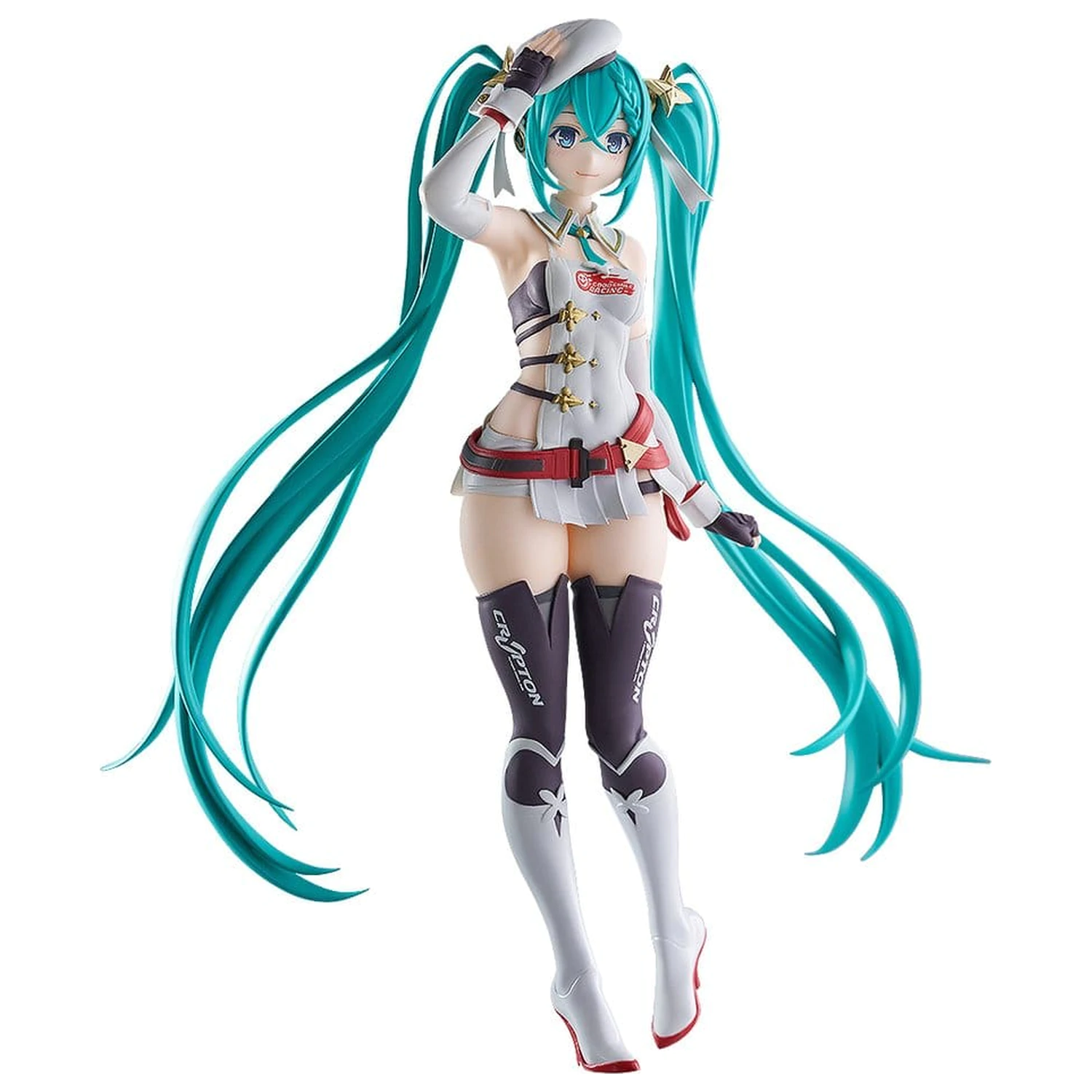 Hatsune Miku GT Project Pop Up Parade PVC Figur Racing Miku: 2023 Ver. 17 cm Produktfoto