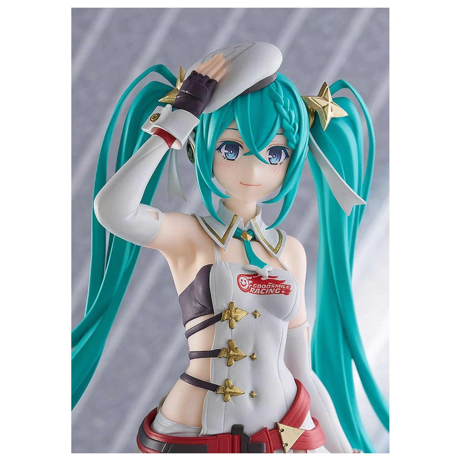 Hatsune Miku GT Project Pop Up Parade PVC Figur Racing Miku: 2023 Ver. 17 cm Produktfoto