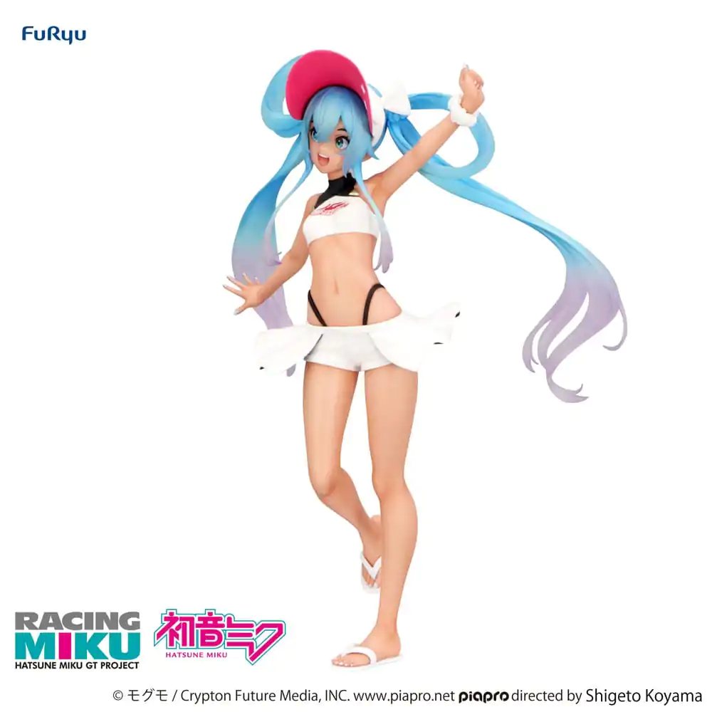Hatsune Miku GT Project Trio-Try-iT PVC-Statue Racing Miku 2024 Summer Holiday Ver. 23 cm Produktfoto