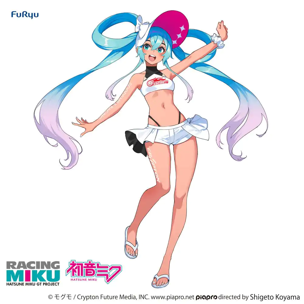 Hatsune Miku GT Project Trio-Try-iT PVC-Statue Racing Miku 2024 Summer Holiday Ver. 23 cm Produktfoto