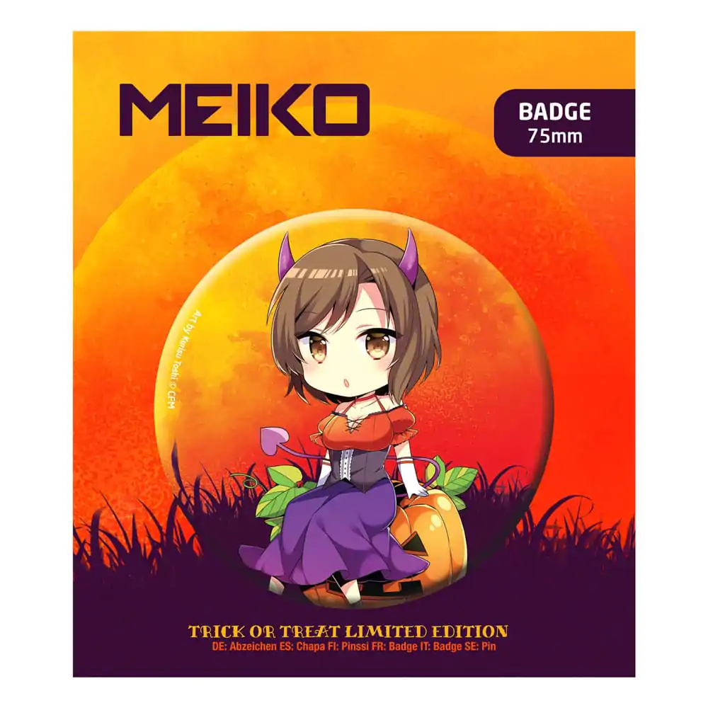 Hatsune Miku Ansteck-Button Halloween Limited Edition Meiko termékfotó