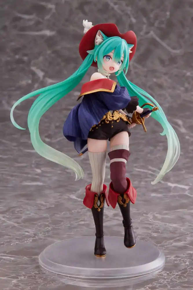 Hatsune Miku PVC Statue Hatsune Miku Wonderland Puss in Boots 18 cm Produktfoto
