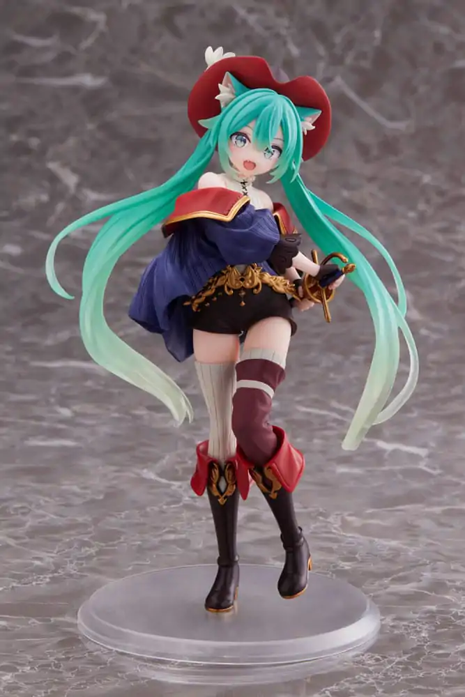 Hatsune Miku PVC Statue Hatsune Miku Wonderland Puss in Boots 18 cm Produktfoto