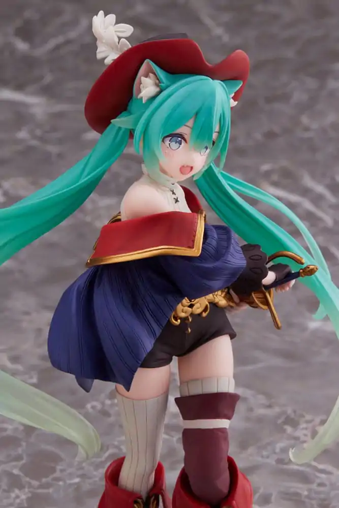 Hatsune Miku PVC Statue Hatsune Miku Wonderland Puss in Boots 18 cm Produktfoto
