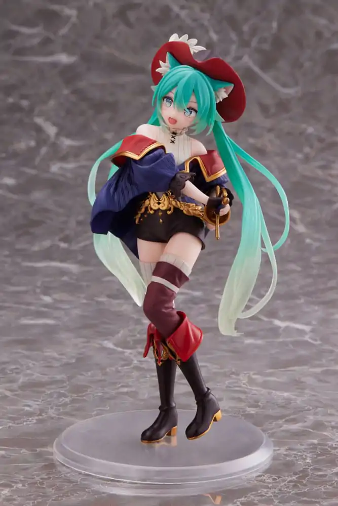 Hatsune Miku PVC Statue Hatsune Miku Wonderland Puss in Boots 18 cm Produktfoto