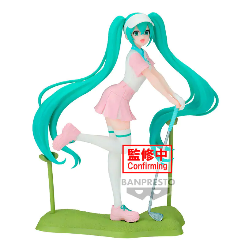 Hatsune Miku Holiday Memories Golf Figur 20cm Produktfoto