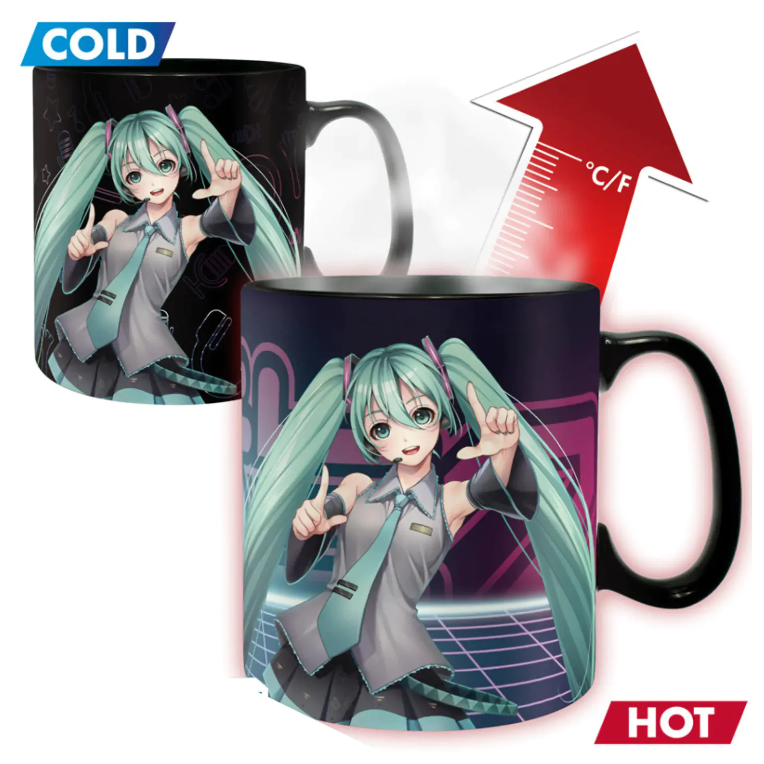 Hatsune Miku Heat Change Tasse Produktfoto