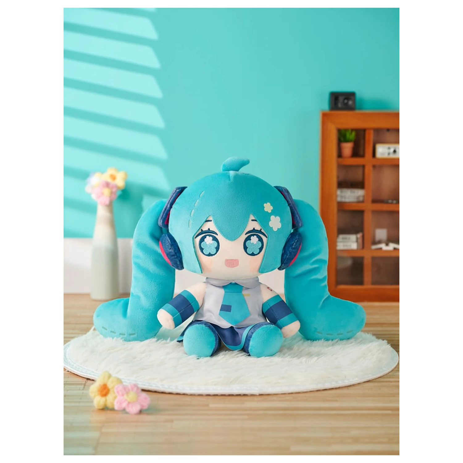 Hatsune Miku Huggy Puppe Plüsch 20cm Produktfoto