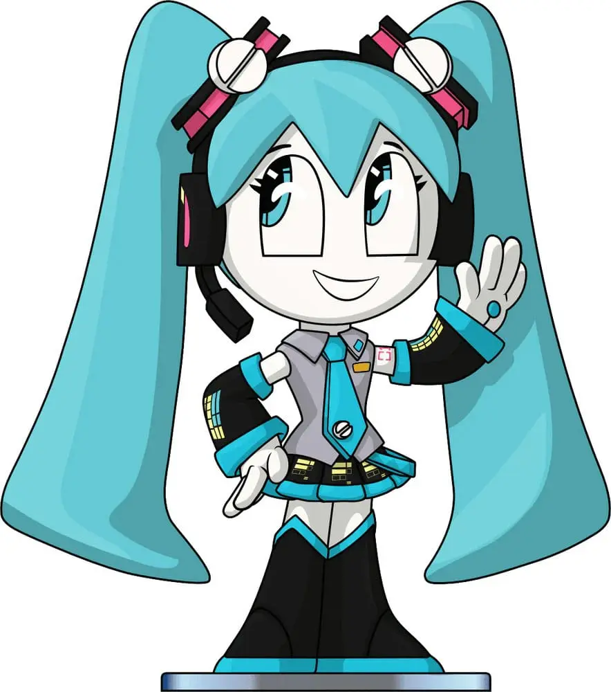 Hatsune Miku Vinyl Figur Jenny Miku 11 cm Produktfoto