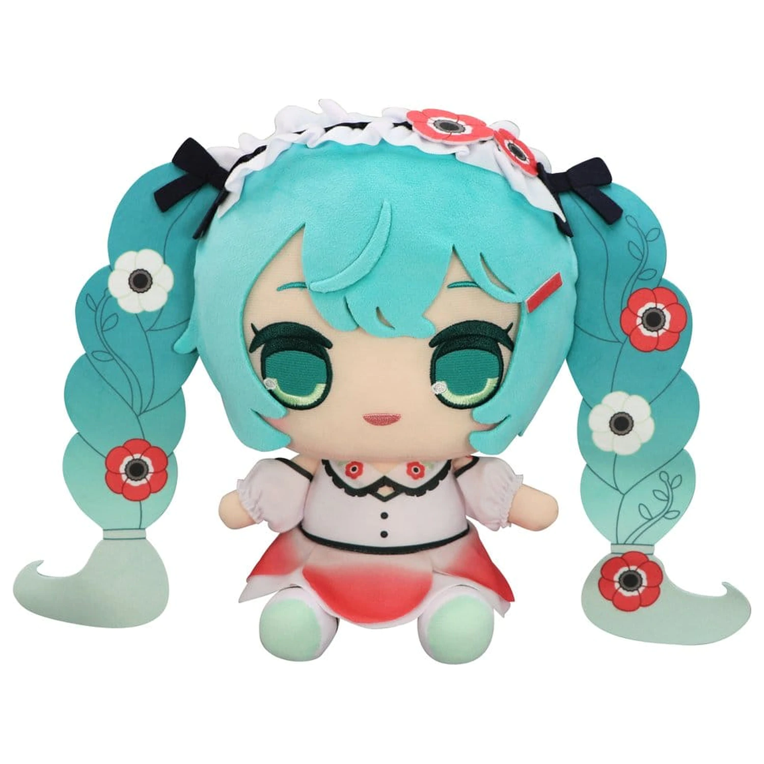 Hatsune Miku Kyurumaru großes Plüschfigur Anemone 26 cm Produktfoto