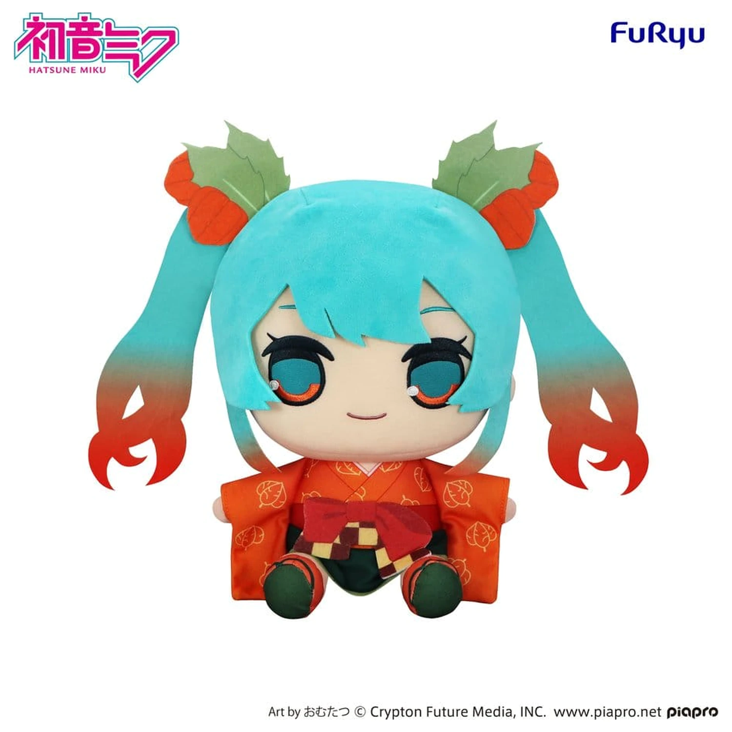 Hatsune Miku Kyurumaru Big Plüsch Figur Flower Fairy Winter Cherry Ver. 29 cm Produktfoto