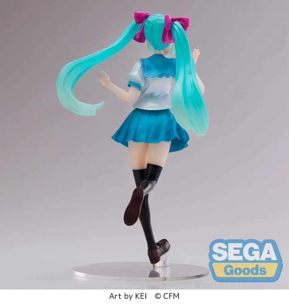 Hatsune Miku Luminasta PVC Statue Hatsune Miku 16th Anniversary KEI Ver. 18 cm Produktfoto