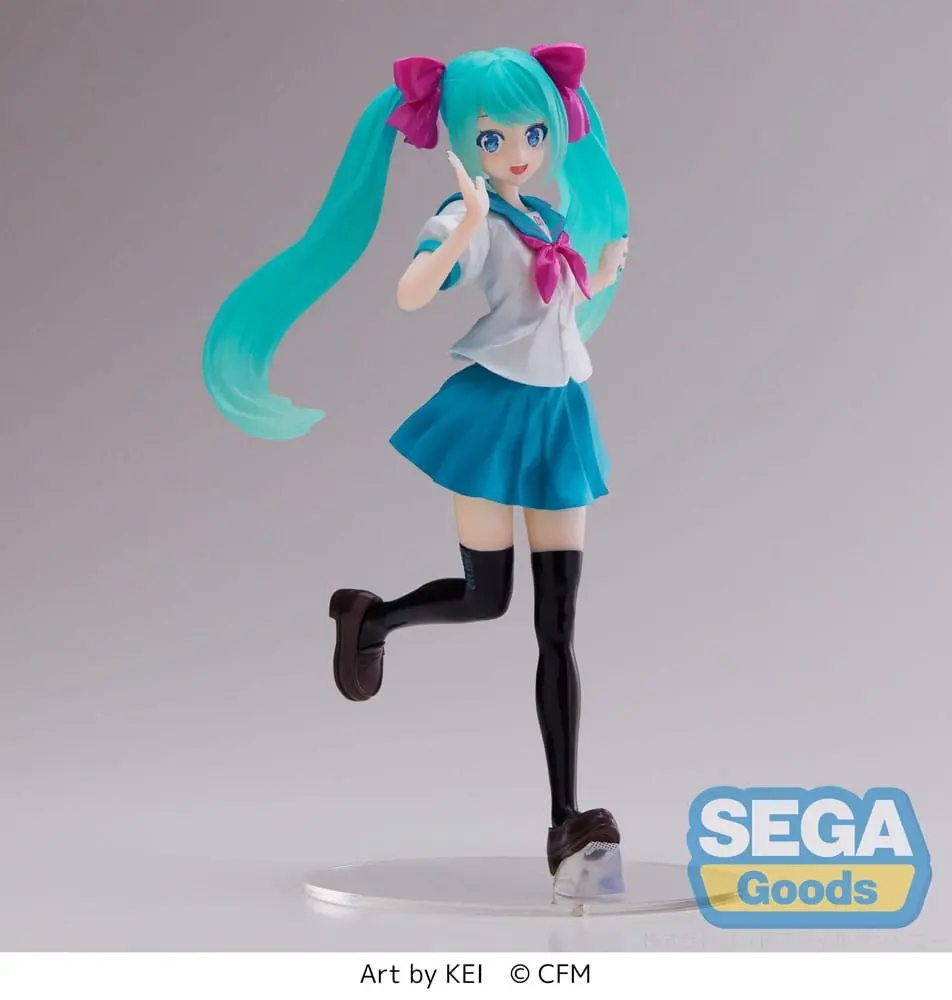 Hatsune Miku Luminasta PVC Statue Hatsune Miku 16th Anniversary KEI Ver. 18 cm Produktfoto