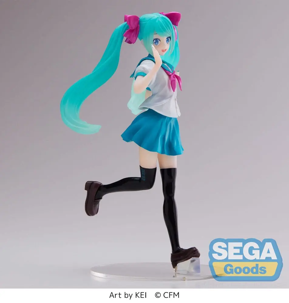 Hatsune Miku Luminasta PVC Statue Hatsune Miku 16th Anniversary KEI Ver. 18 cm Produktfoto