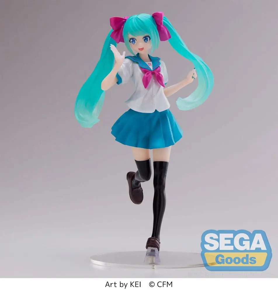 Hatsune Miku Luminasta PVC Statue Hatsune Miku 16th Anniversary KEI Ver. 18 cm Produktfoto