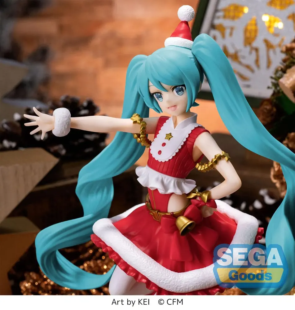 Hatsune Miku Luminasta PVC Statue Hatsune Miku Christmas 2023 20 cm Produktfoto