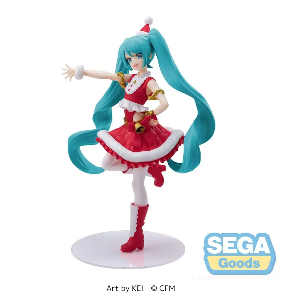 Hatsune Miku Luminasta PVC Statue Hatsune Miku Christmas 2023 20 cm Produktfoto