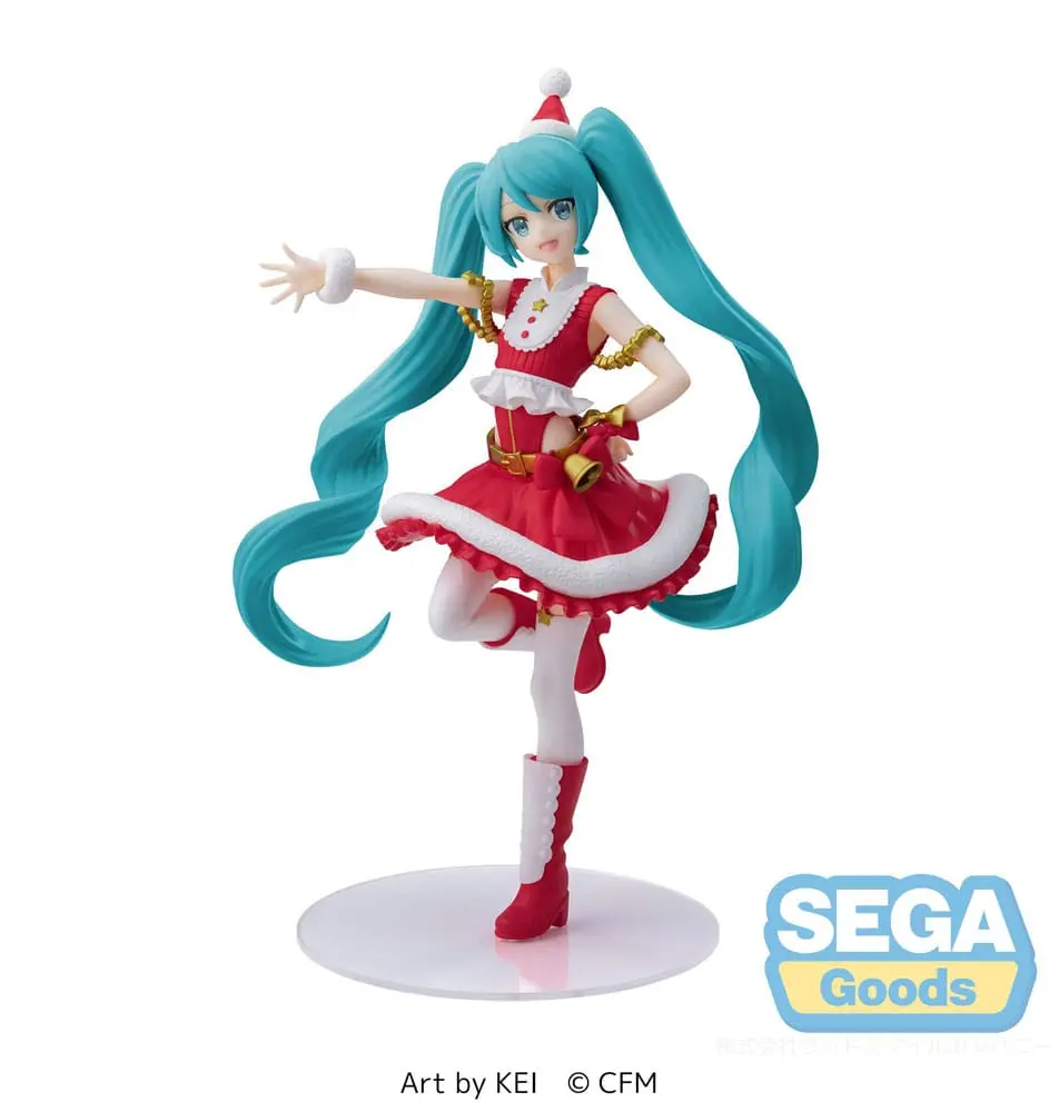Hatsune Miku Luminasta PVC Statue Hatsune Miku Christmas 2023 20 cm Produktfoto