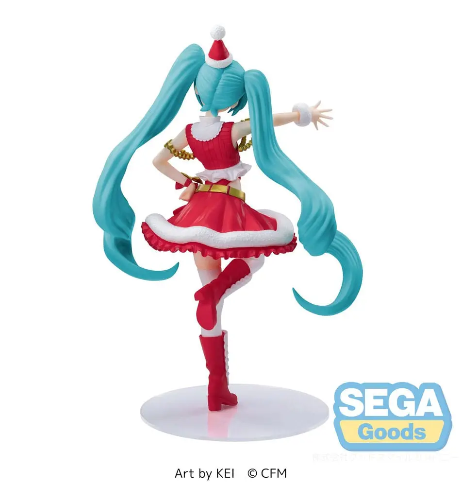 Hatsune Miku Luminasta PVC Statue Hatsune Miku Christmas 2023 20 cm Produktfoto