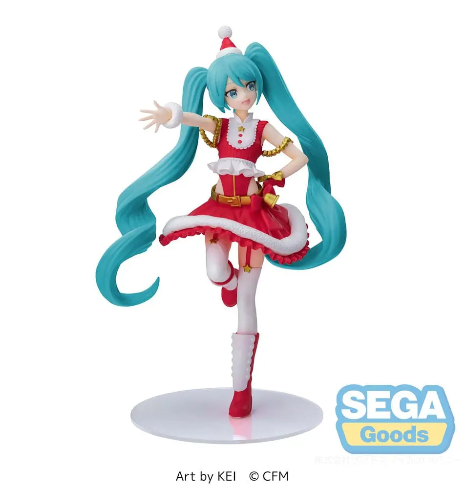 Hatsune Miku Luminasta PVC Statue Hatsune Miku Christmas 2023 20 cm Produktfoto