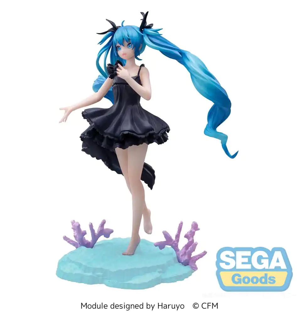 Hatsune Miku Luminasta PVC Statue Hatsune Miku Deep Sea Girl 18 cm Produktfoto