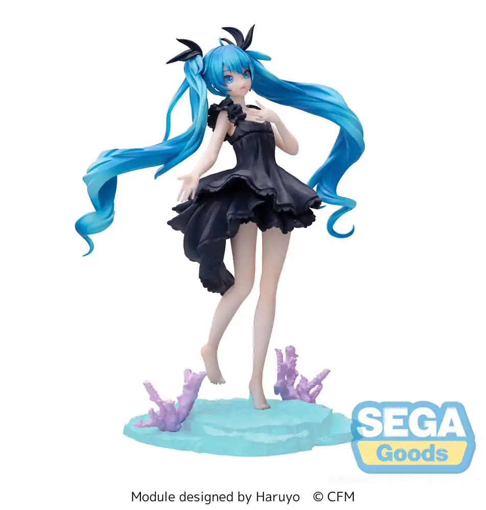 Hatsune Miku Luminasta PVC Statue Hatsune Miku Deep Sea Girl 18 cm Produktfoto