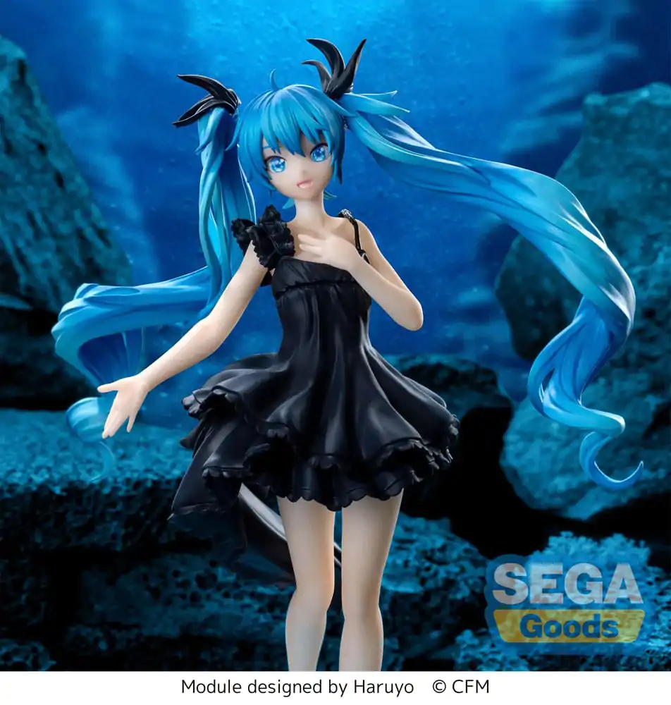 Hatsune Miku Luminasta PVC Statue Hatsune Miku Deep Sea Girl 18 cm Produktfoto