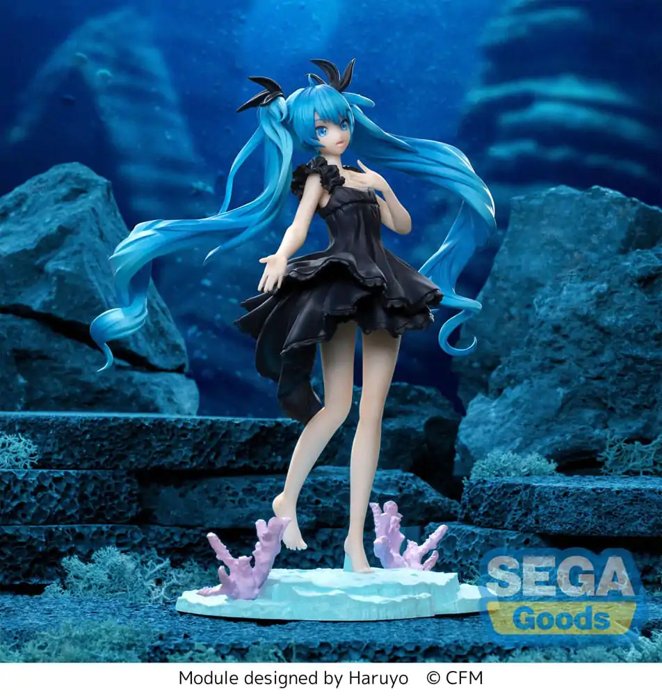 Hatsune Miku Luminasta PVC Statue Hatsune Miku Deep Sea Girl 18 cm Produktfoto