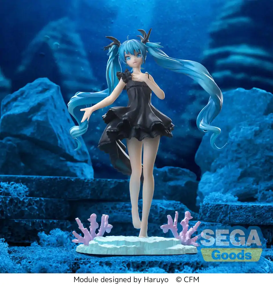 Hatsune Miku Luminasta PVC Statue Hatsune Miku Deep Sea Girl 18 cm Produktfoto