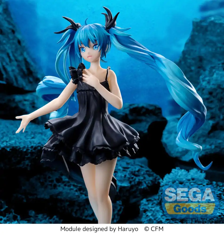 Hatsune Miku Luminasta PVC Statue Hatsune Miku Deep Sea Girl 18 cm Produktfoto