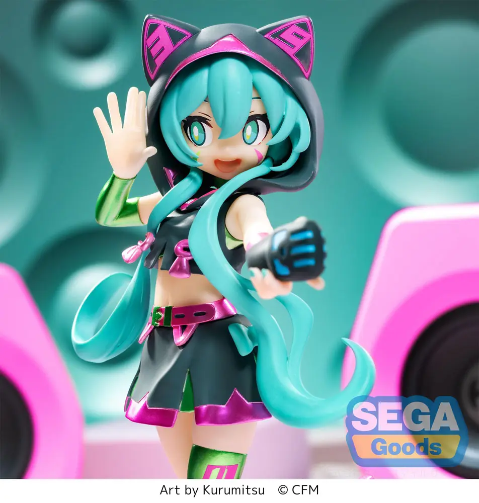 Hatsune Miku Luminasta PVC Statue Hatsune Miku Live Stage 18 cm Produktfoto